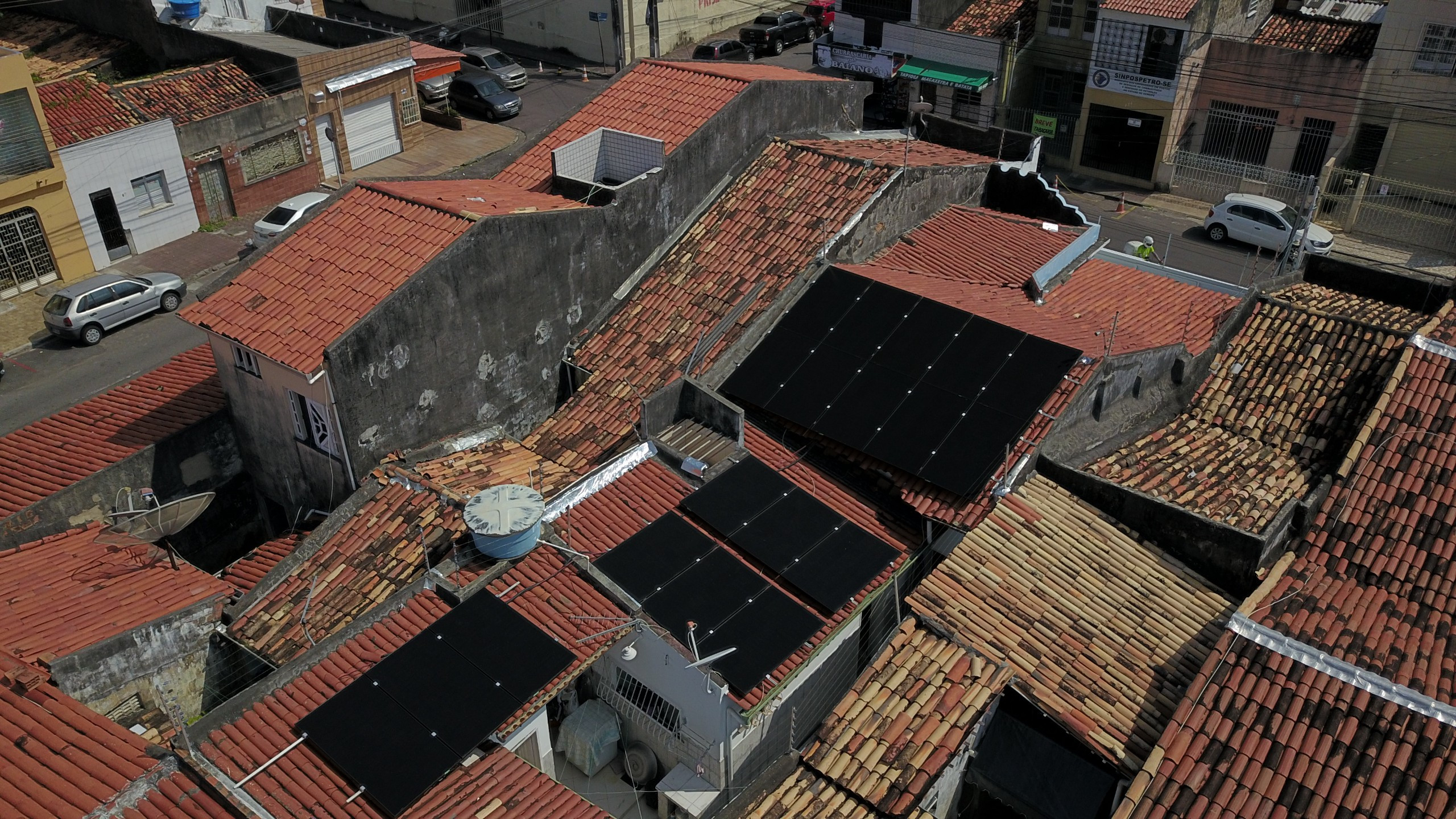Obra de energia solar 3